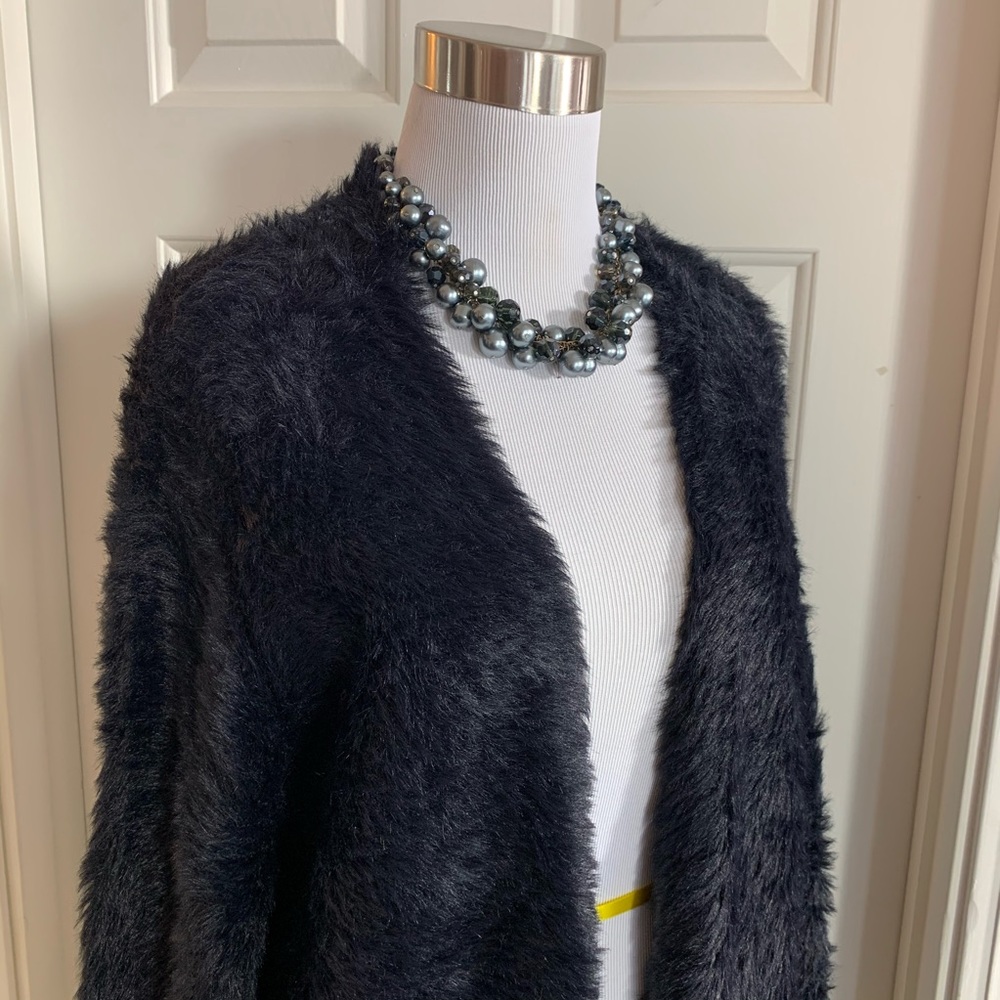 FREE PEOPLE  Faux Fur Cardigan! NWT! - Picture 2 of 8